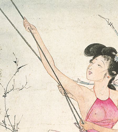抚州-胡也佛的仕女画和最知名的金瓶梅秘戏图